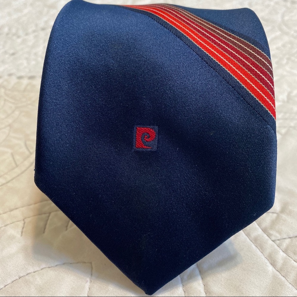 Pierre Cardin Royal Blue and Red Tie
